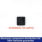 STC8H8K64U-45I-LQFP32   STC8H8K64U   1T 8051 Microprocessor Chip   100% New & Original