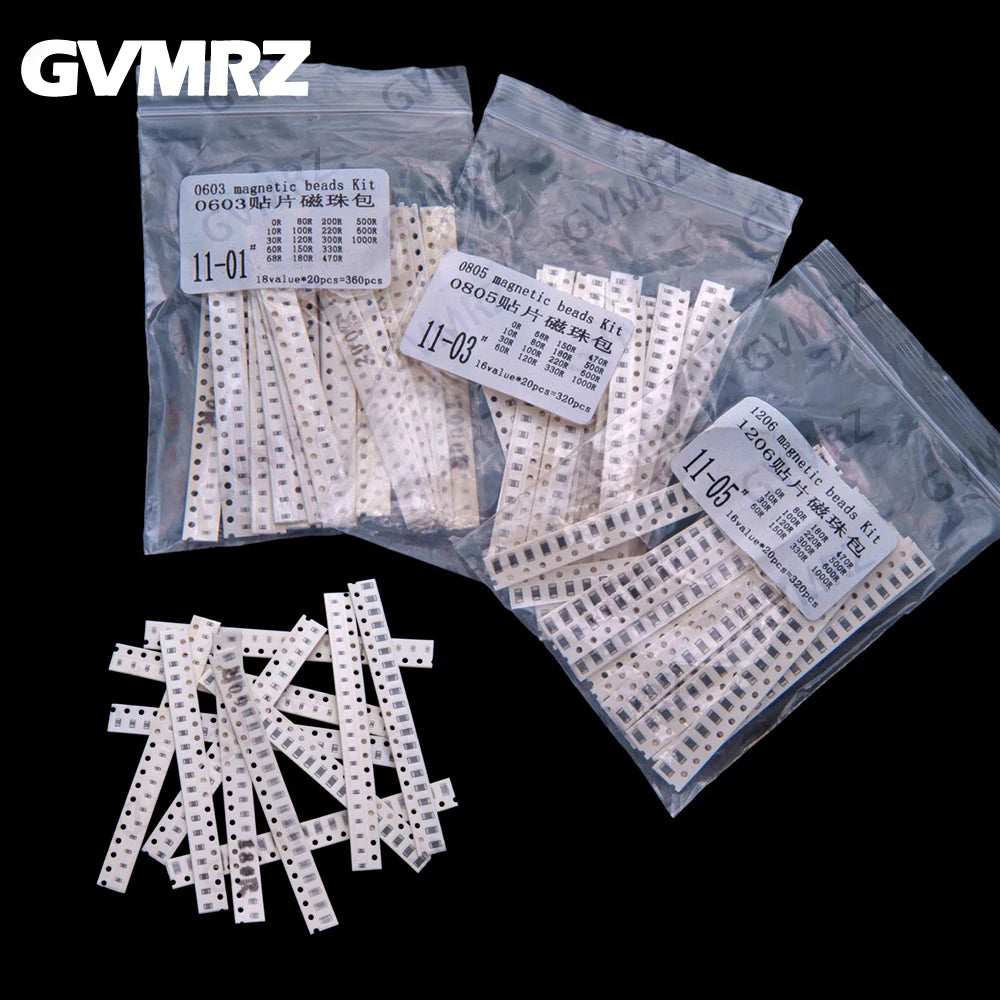18Values 16Values 0603 0805 1206 SMD ferrite beads SMD 0r 150r 47r 10r 150r 300r 100r 120r 330r