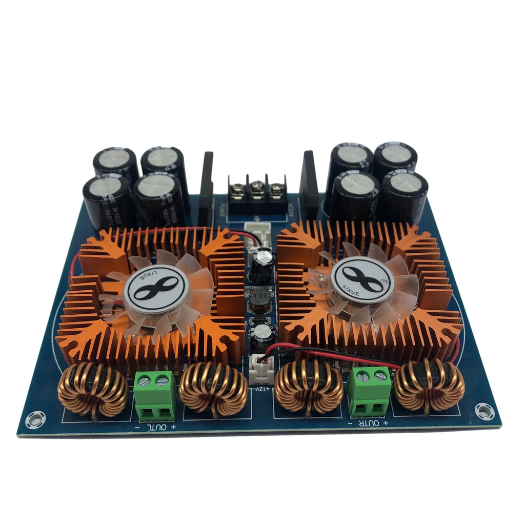 XH-M254 High Power TDA8954TH Dual Core Digital Power Amplifier Board Audio Amplifier Board with Fan 420W * 2