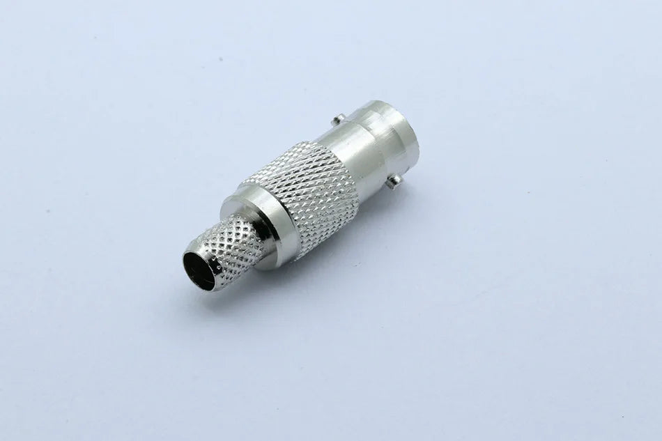 1pc RF Coaxial Connector BNC Female Jack Crimp Connector Straight for RG58 RG59 RG6 Cable Adapter CCTV Connector