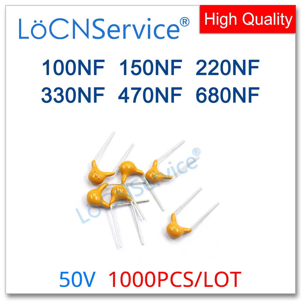 LoCNService 500PCS Green Monolithic Ceramic Capacitor 63V 30PF 33PF 39PF 47PF 51PF 56PF 68PF 300 330 390 470 510 560 680 NPO 5%