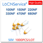 LoCNService 500PCS Green Monolithic Ceramic Capacitor 63V 30PF 33PF 39PF 47PF 51PF 56PF 68PF 300 330 390 470 510 560 680 NPO 5%