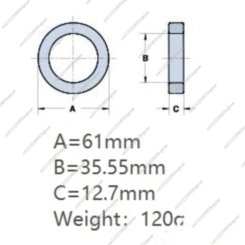 FT-240-43 Ferrite Toroid Core HF Balun 49 1 Common Mode Choke RFI Filter for End Fed Half Wave Antenna Ham Radio