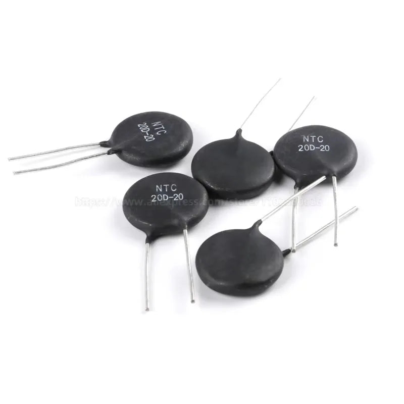 10PCS Thermal Resistor NTC 2.5D 3D 5D 8D 10D 16D 20D 22D 47D -5 -7 -9 -11 -13 -15 -20 R 10 Ohm NTC10D-9 NTC5D-9 NTC3D-9 NTC3D-15