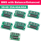 3S 4S 40A 60A 18650 Lithium Battery Protection Board BMS 12.6V 16.8V Overcharge Overdischarge Protection for Drill
