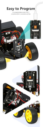 ESP32 Smart Robot Car Kit  Remote Control Car for Arduino Programming Project STEM Education Science Coding Kit
