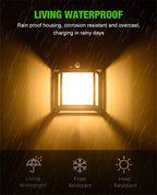 Solar Wall Lights Outdoor Tungsten Waterproof Wireless Motion Sensor Security Lamps Dusk to Dawn Lighting for Garden 1~8PCS 2026