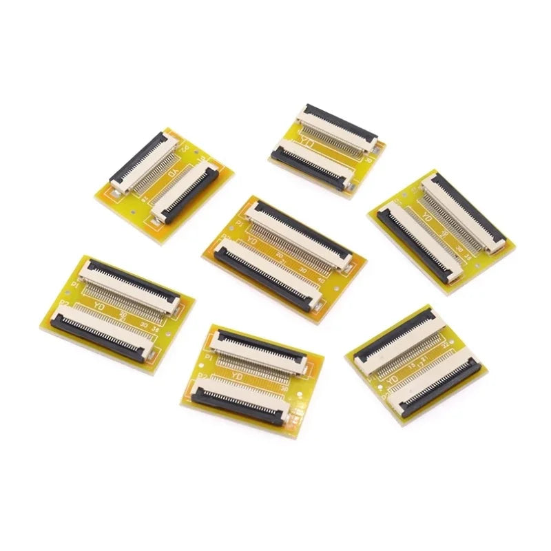 FPC FFC Flexible Flat Cable Extension Board 0.5mm 1mm Pitch 4Pin 5 6 7 8 9 10 12 14 15 16 20 30 40 50 60 PIN Connector
