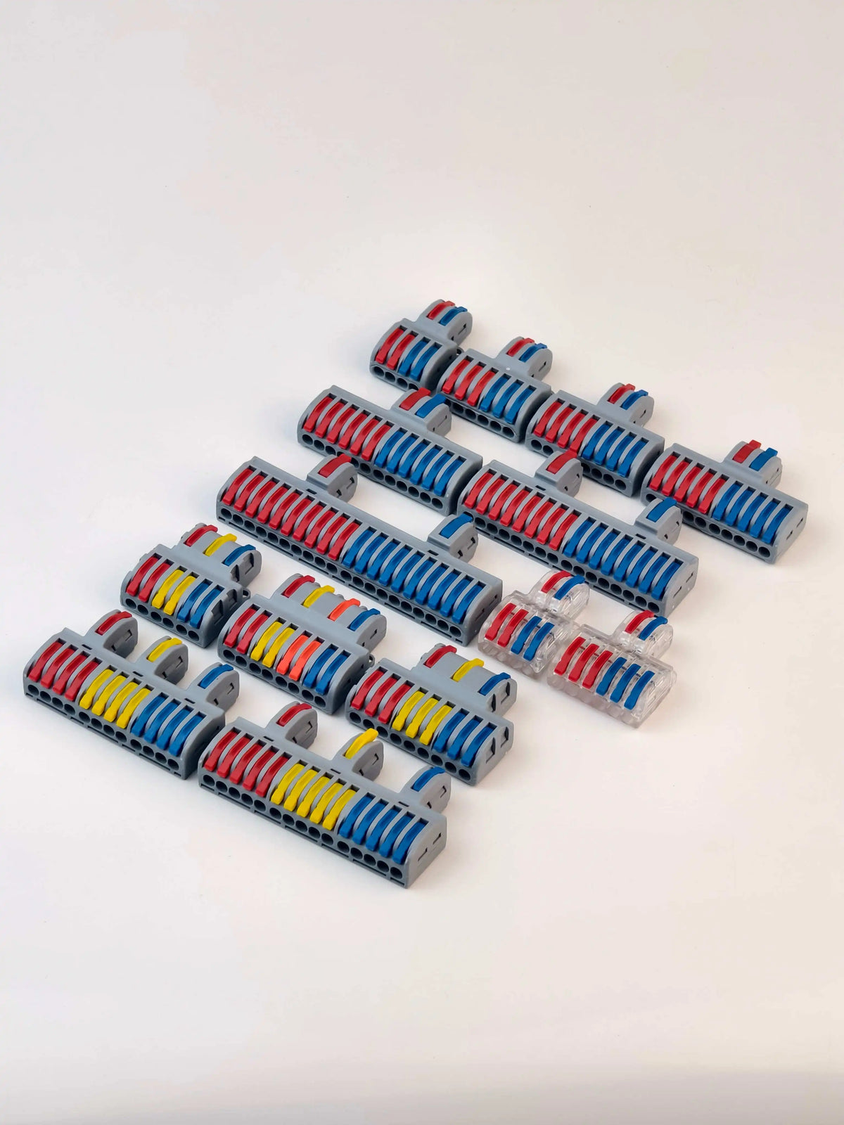 1 In Multiple Out Mini Fast Wire Connectors Universal Compact Push-in Terminal Block Cable Splitter LED Lighting Wiring 1/5/10PC