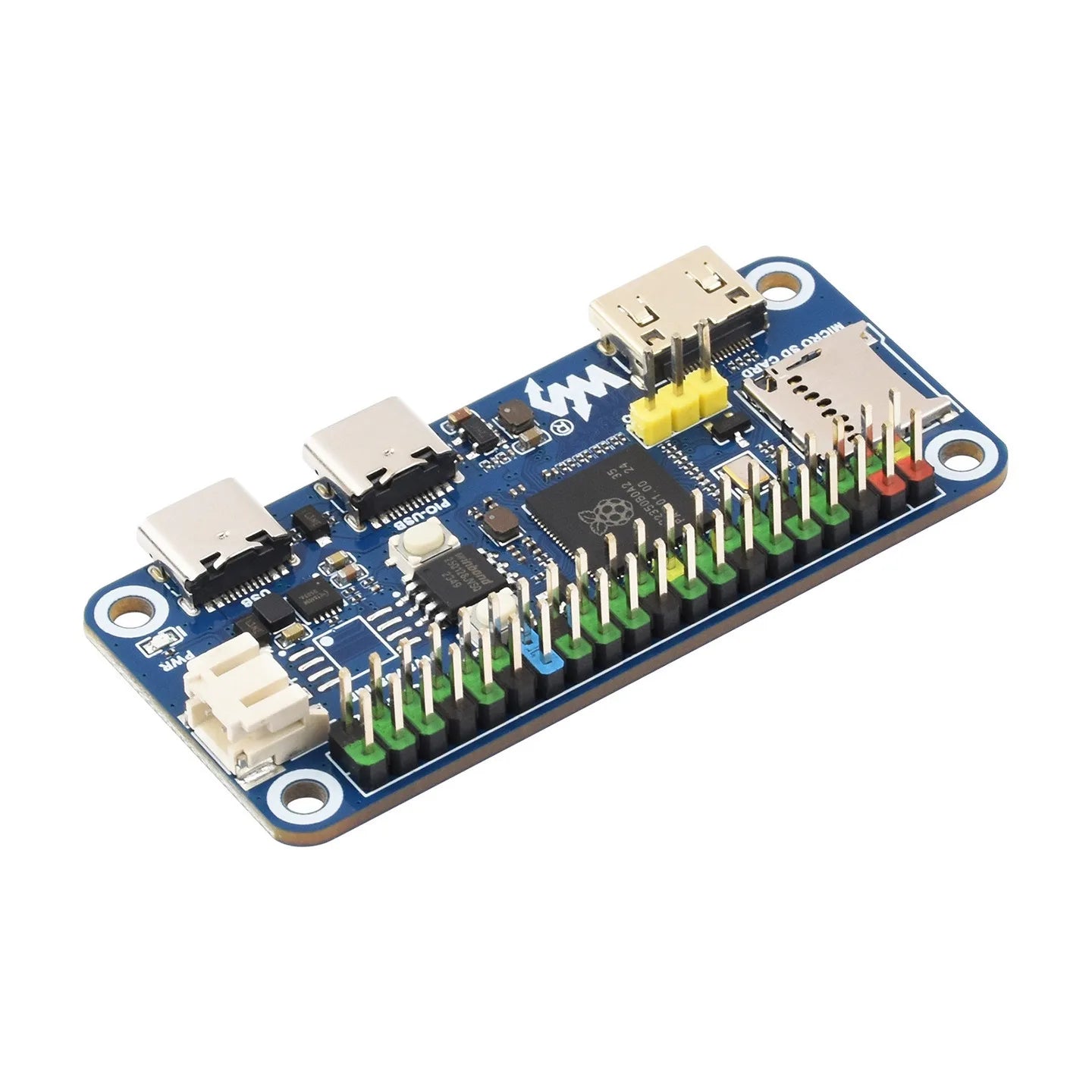 Raspberry Pi RP2350 Development Board Dual Core Processor 40Pin GPIO Compatible with Pi Zero Direct Replacement for DIY Projects