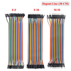 Dupont Line 10CM 20CM 30CM 40Pin Male to Male + Male to Female and Female to Female Jumper Wire Dupont Cable for Arduino DIY KIT