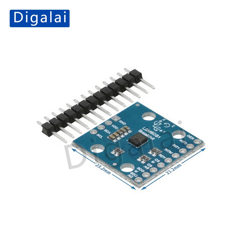 LSM9DS1 9-axis electronic compass, magnetometer, accelerometer, gyroscope, high-precision sensor module