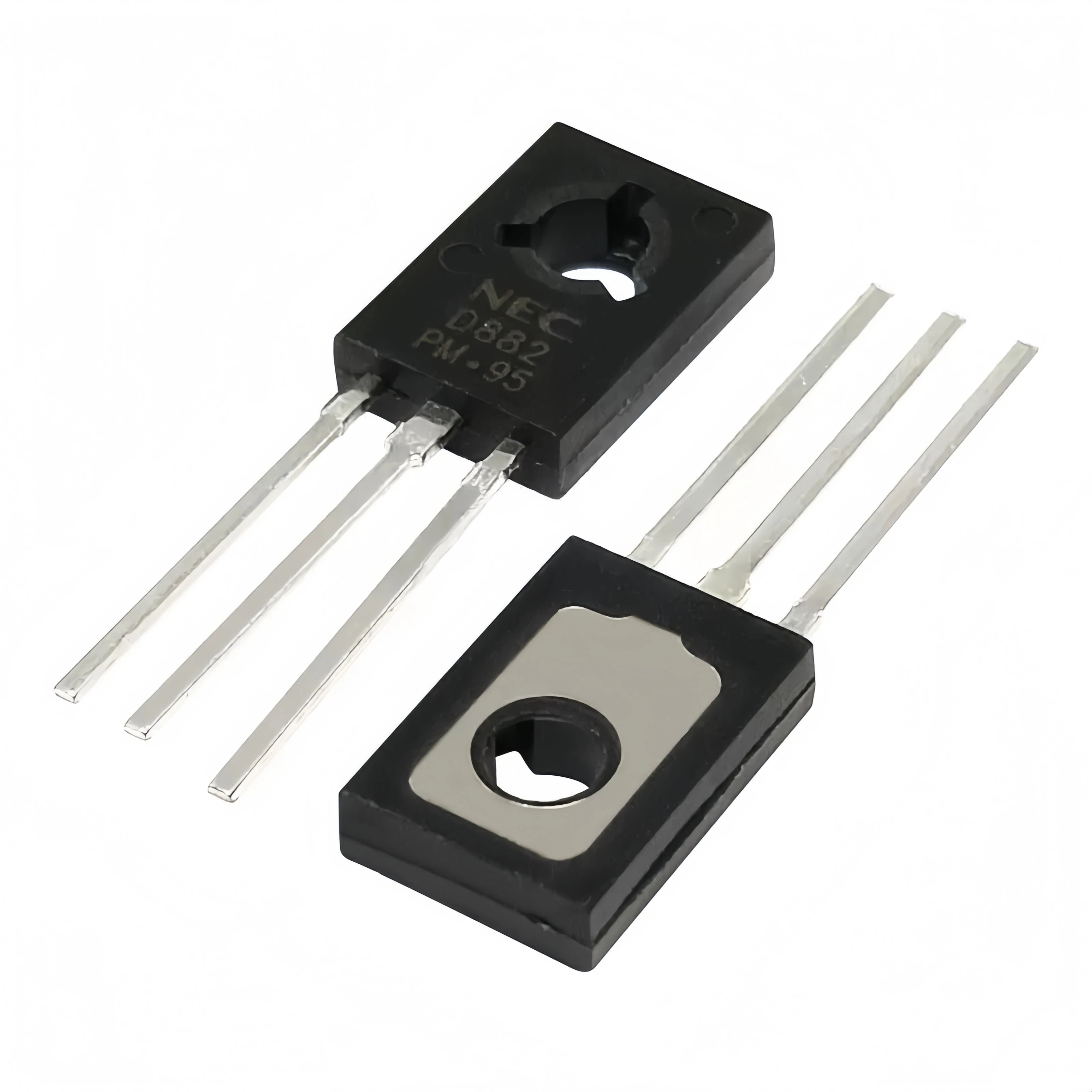 Brand New D882 2SD882 NPN Power Transistor 40V 3A, SOT-89 SMD & TO-126 Through Hole Package 10/20/50/100/200/500/1000pcs