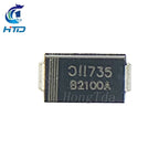 10/100PCS B2100A-13-F B2100 B2100 2A/100V DO-214AC SMD Schottky Diode