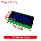 Module Blue Green Screen For Arduino 0802 1602 2004 12864 LCD Character UNO R3 Mega2560 Display PCF8574T IIC I2C Interface