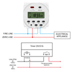 CN101A LCD Time Switch 12V 24V 110V 220V Time Relay Street Lamp Billboard Power Supply Timer