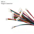 10pcs SH1.0/1.25 ZH1.5mm XH2.54/PH2.0mm Single Head Male Plug Connector 2P/3/4/5/6/7/8/9/10Pin 10cm 20cm Wire