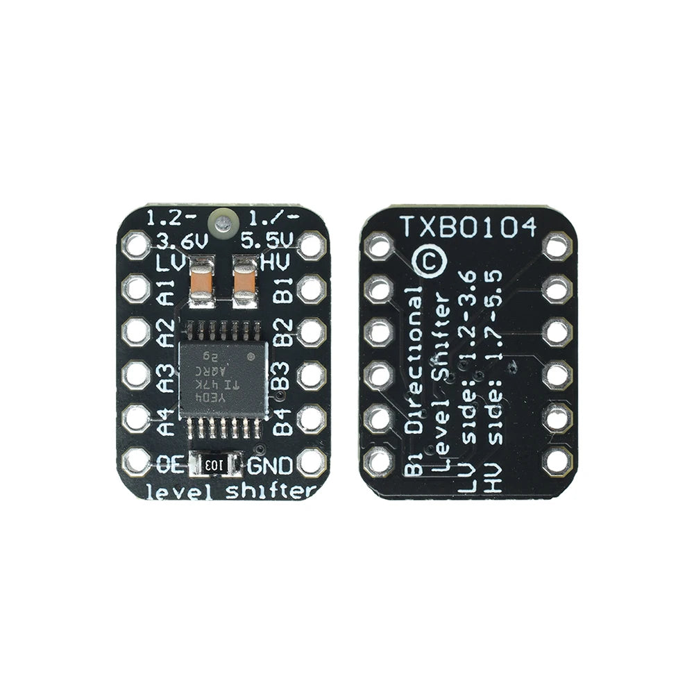 TXB0104 Bidirectional Logic Level Shifter Module Auto Direction Sensing 3.3V/5V Logic Converter for I2C SPI