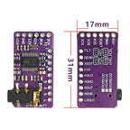 Interface I2S PCM5102A DAC Decoder GY-PCM5102 I2S Player Module For Raspberry Pi pHAT Format Board Digital PCM5102 Audio Board