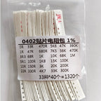 0201 0402 0603 0805 1206 1210 2512 SMD Resistor Assortment Kit, Mixed Resistors with 33 / 60 / 80 / 170 Values