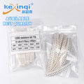 200Pcs Set of Resistors 1% 1206 SMD Resistors Assorted Kit 10 Value X 20pcs 1R00 R820 R750 R620 R500 R470 R330 R220 R150 R100