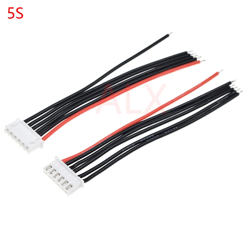 5/10Pcs 1S 2S 3S 4S 5S 6S 22AWG Silicone RC Model Lipo Battery Balancer Charger Plug Wire Connector 2.54mm JST-XH Cable IMAX B6
