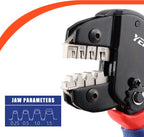 Mini Pliers YM-58BS Tools For XH2.54/DuPont2.54/2.8/4.8/6.3/Non-Insulated/Ferrule Tube Terminals Ratchet Wire Crimping Sets