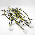1 PCS 20cm 4 Pin Molex IDE To 3 Pin PC Computer CPU Case Fan Power Connector Cable Adapter