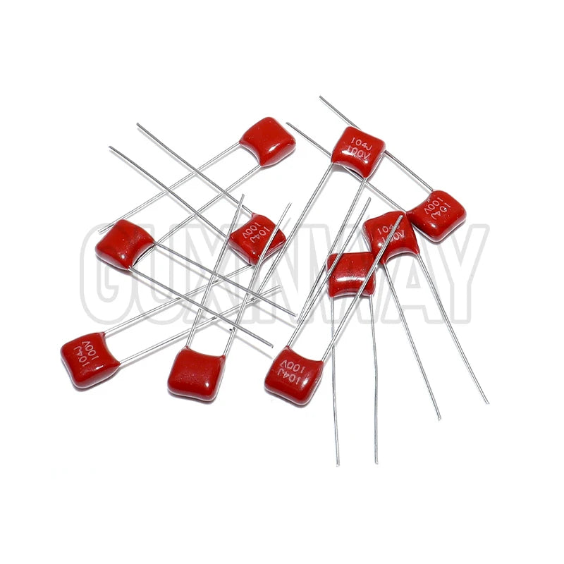 10PCS 100V CBB Polypropylene Film Capacitor 104 223 103 393 473 333 154 224 334 474 10nF 22nF 33nF 39nF 47nF 100nF 220nF 470nF