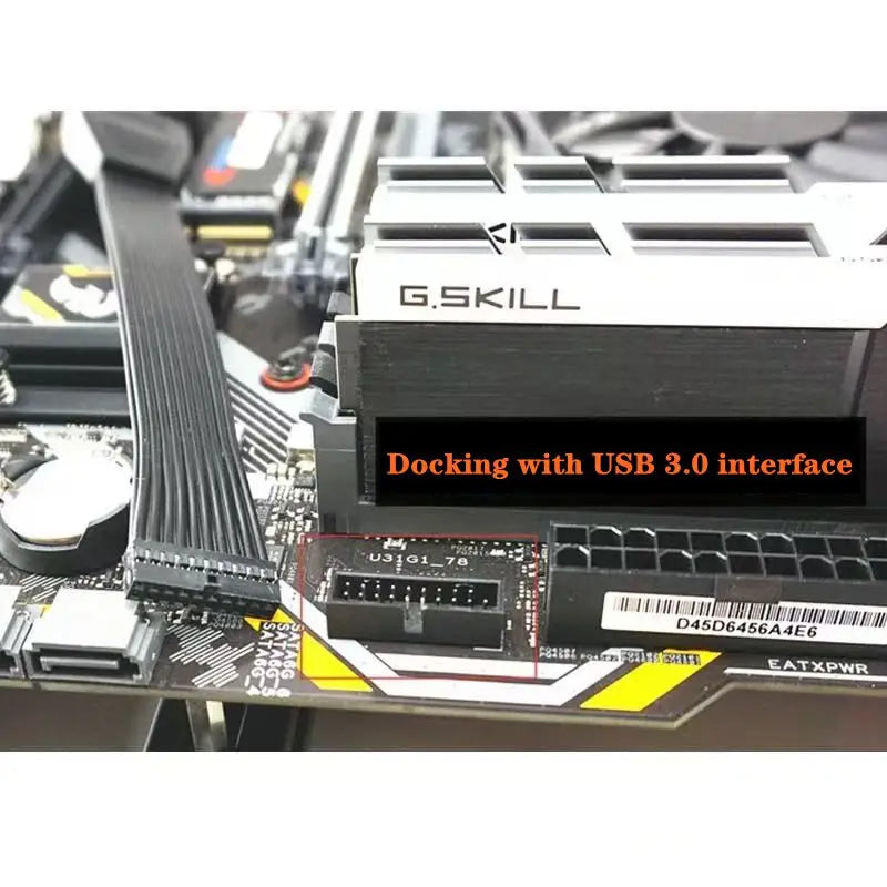 15/30cm 20 Pin Male to Female Extension Cable USB 3.0 Computer Front Panel Motherboard 19 Pin Soft Flat Ribbon Connection Cable