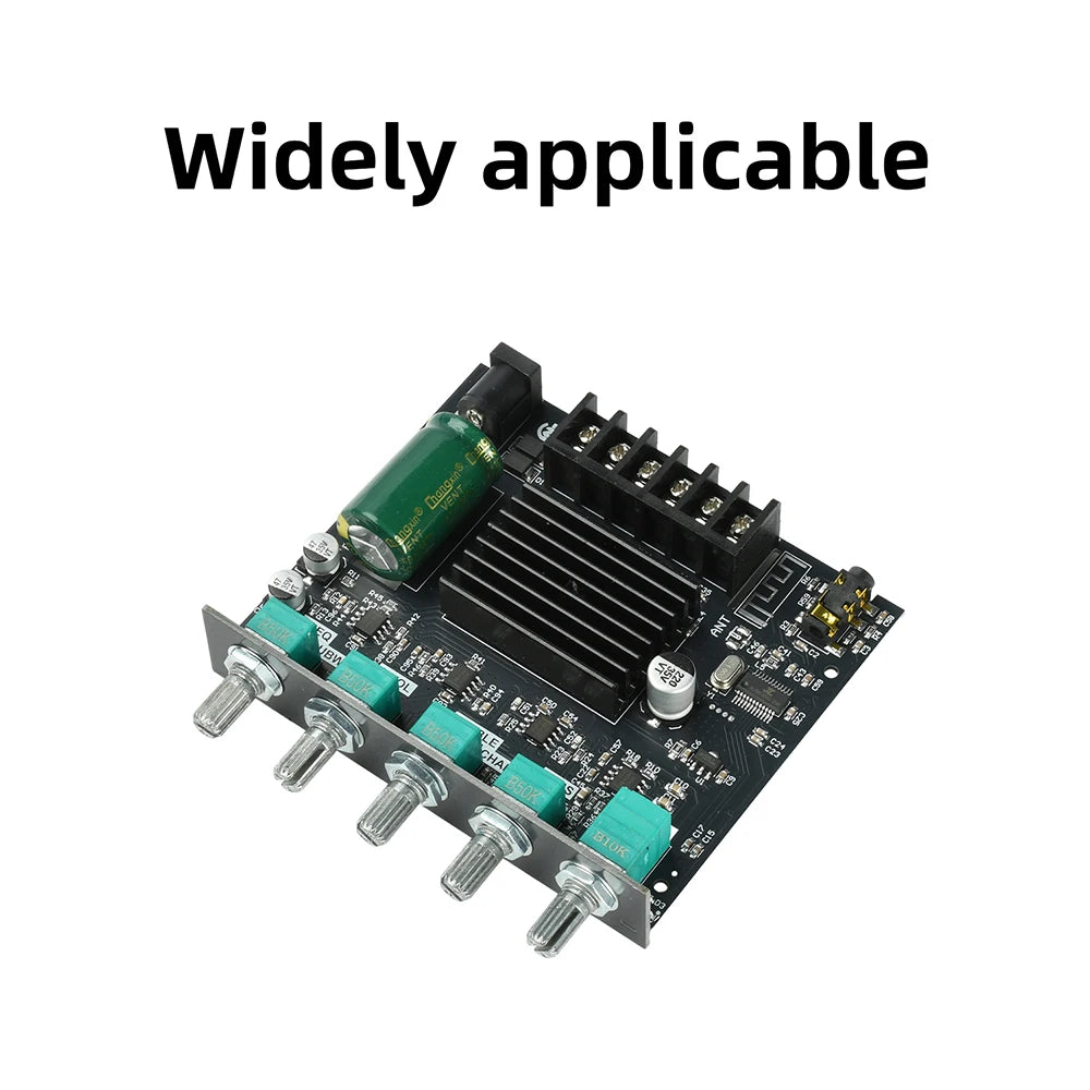 2.1 Channel BL Digital Power Amplifier Module with Subwoofer Output High Low Bass Adjustment 100W+50W+50W High Fidelity Bluetooth 5.0 Audio Board