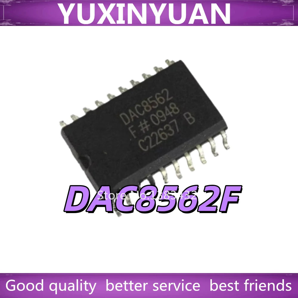 10/pcs SMD DAC8562FS, DAC8562, 12-bit DAC digital-to-analog converter Imported dismantling SOP-20 packa IGBT Module New Original