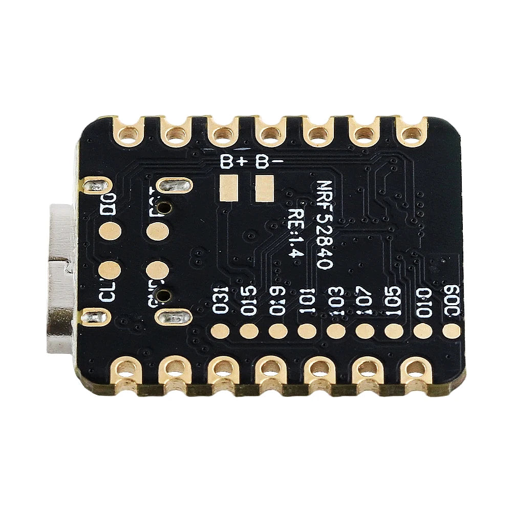 MINI NRF52840 Development Board BT5.0 Bluetooth Module MCU Main Control Board 18*21MM QSPIFlash TYPE-C