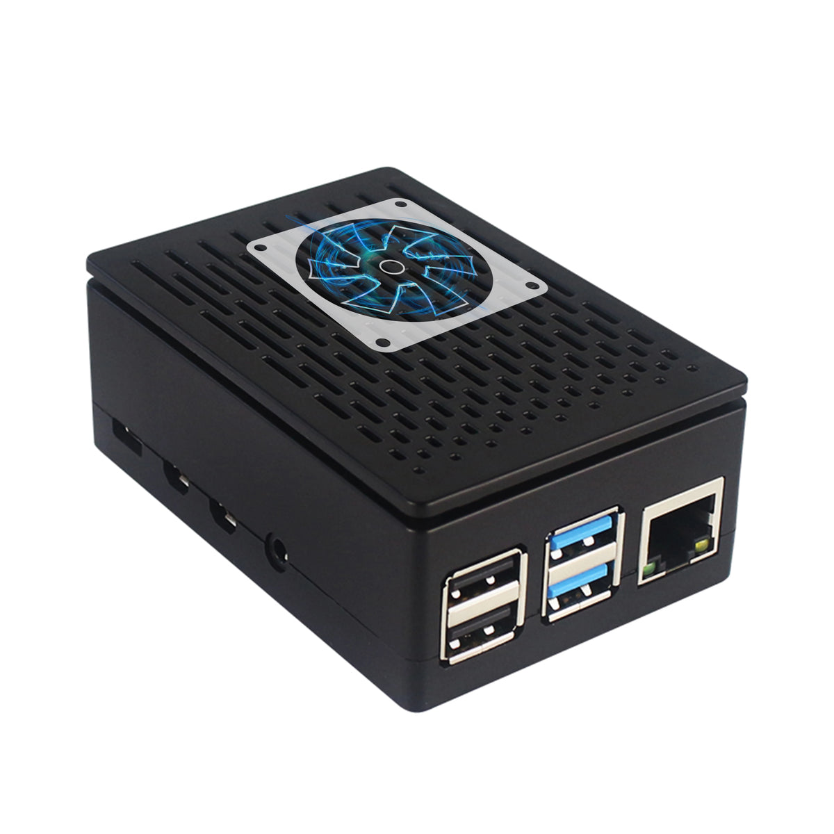 Raspberry Pi 4 Model B ABS Case Optional Cooling Fan Shell Box Fit for GPIO 3.5 Inch Touch Screen for Raspberry Pi 4
