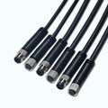 Waterproof M8 Male Female Aviation Plug Socket 3pin 4pin 5pin 6pin Straight Circular M8 Sensor Electrical Connector Power Cable
