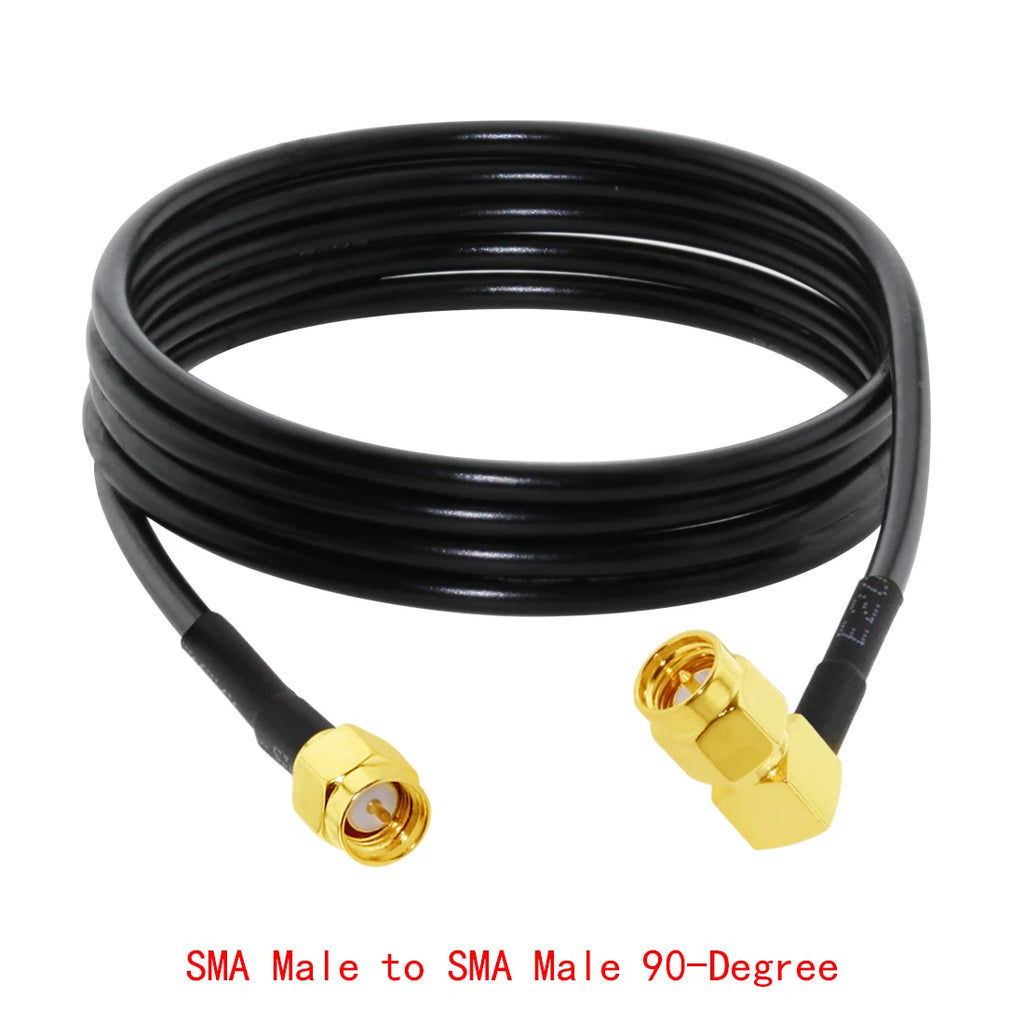 WIFI Antenna Extension Cable SMA Male Plug Female Jack Straight Right Angle Pigtail Adapter RG174 10cm/20cm/30cm/50cm/100cm