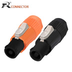 10pcs New IP65 Waterproof Locking PowerCon Chassis Connectors NAC3MPX or NAC3MX-W + NAC3FPX + Powercon True Connector NAC3FX-W