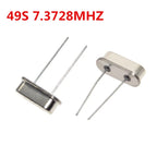 49S 3.5795MHZ 3.6864MHZ 6MHZ 7.3728MHZ 7.6MHZ 8MHZ 10MHZ 11.0592MHZ 12MHZ 18MHZ 20M Quartz Crystal Resonator Passive Oscillator