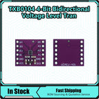 TXB0104 4-Channel Bidirectional Logic Level Shifter Auto Direction Sensing 1.8V to 5.5V for I2C UART GPIO, No Pull-Up Resistors