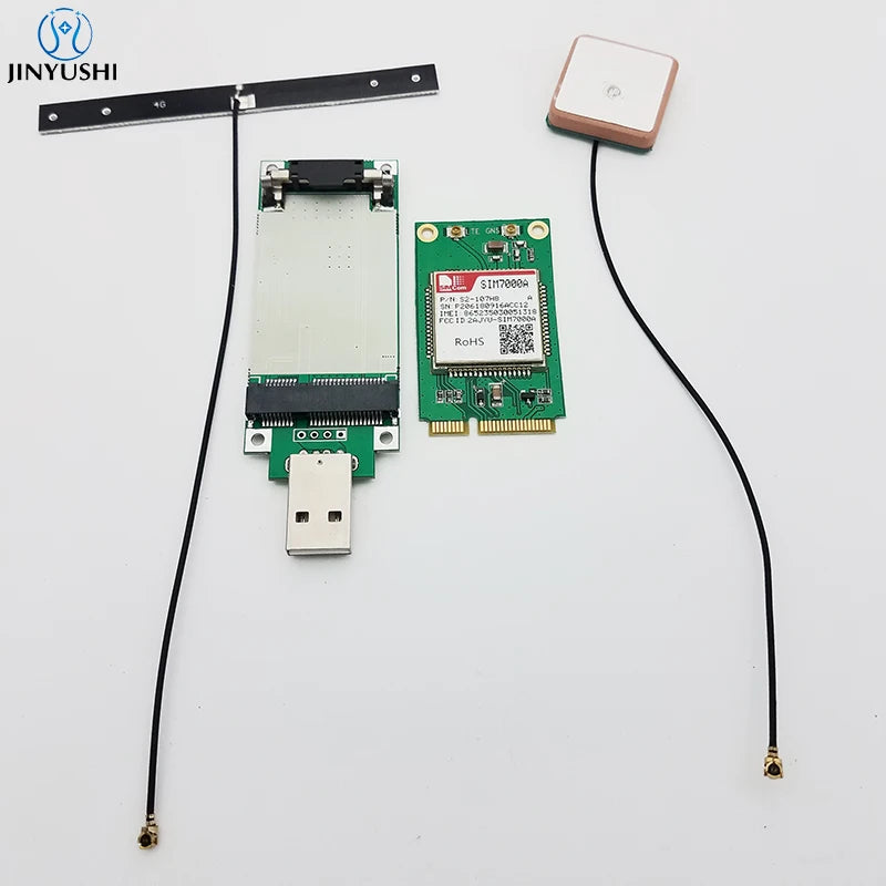 SIMCOM SIM7000G SIM7000E SIM7000A SIM7000C SIM7000JC Mini Pcie + PCIE to USB Adapter+ GPS Antenna +PCB Antenna