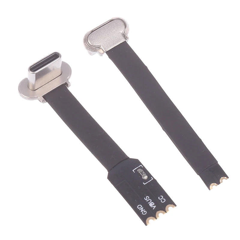Type-C Micro USB Connector FPC 2Pin 3Pin Soft Flat Cable Male Charging Cable Fast Charge Wire Extention For Phone