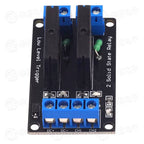 1PCS HY-M285  5V 12V 24V 1 2 Channel For SSR High Low Level Solid State Relay Module 250V 2A