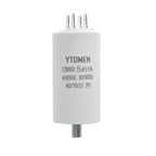 CBB60 Motor Capacitors with Screw Double Insert 450V AC Starting Capacitor 4uF~60uF capacitance for Air Compressor Water Pump