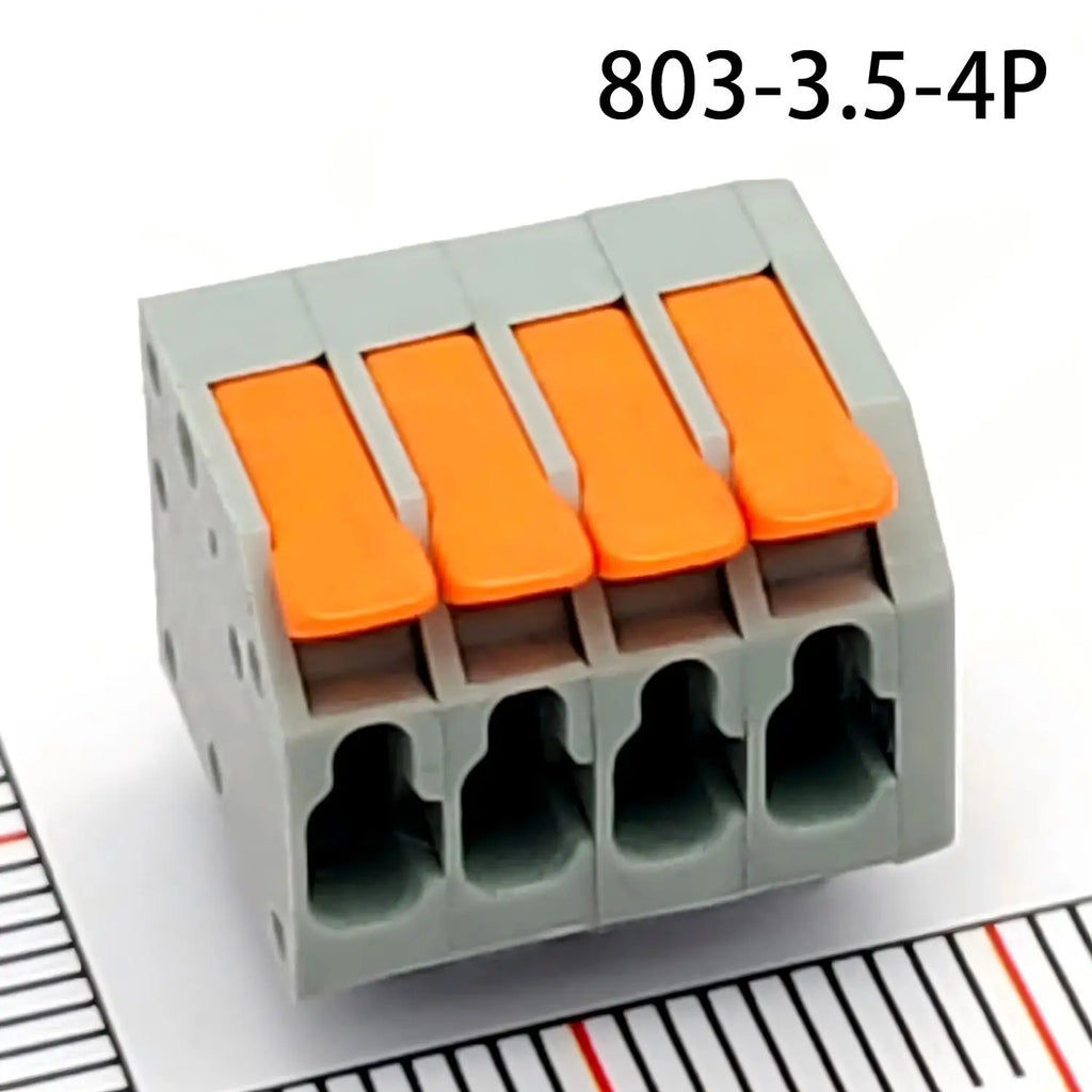 1Pcs PCB terminal block FS1.5 DA803R 2601 1.5 mm² spacing 3.5 or 5.0 mm pitch gray 2601-1102 3 4 5 6