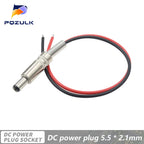 DC-099 DC Power Male Female Jack Charging Socket Jack With Cable Male Female Power Plug Connector Male Female Connector Adapter