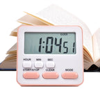 Silent Timer Small Digital Clocks Student Bedroom Study Timer Alarm for Kids Adults Boys Girls Classroom Grilling Baking Meeting