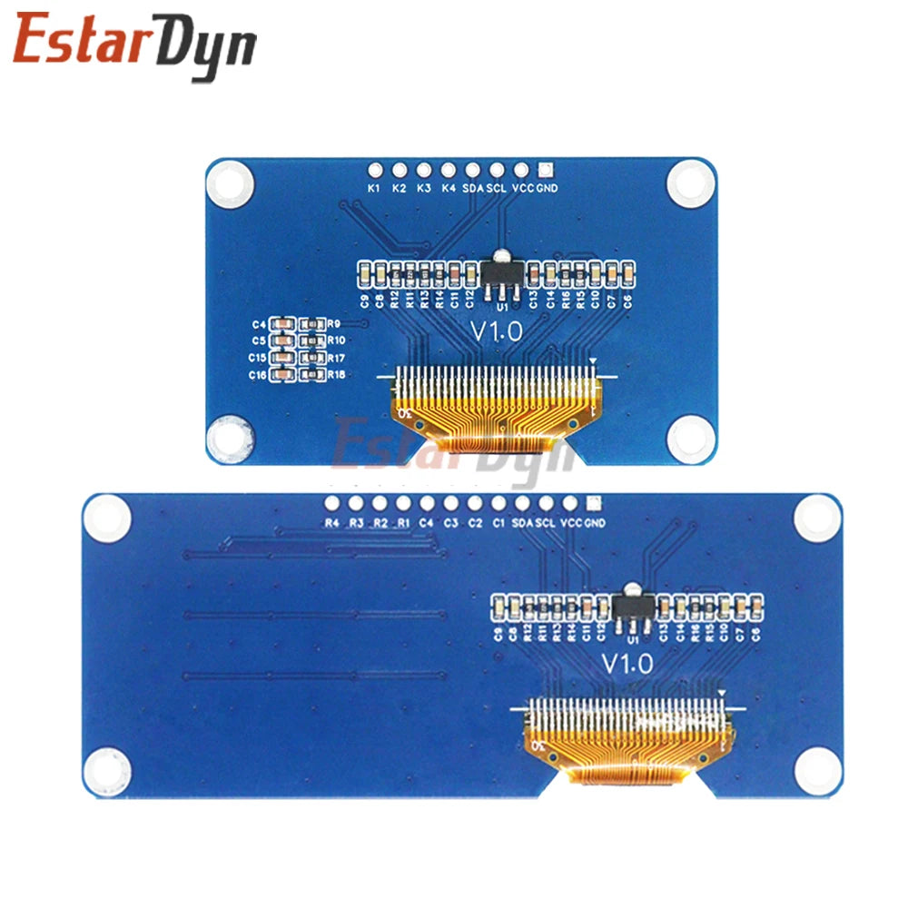 1.3 Inch 128x64 OLED Display SSD1116 with 4x4 Matrix Keyboard Module I2C SPI for Raspberry Pi ESP32