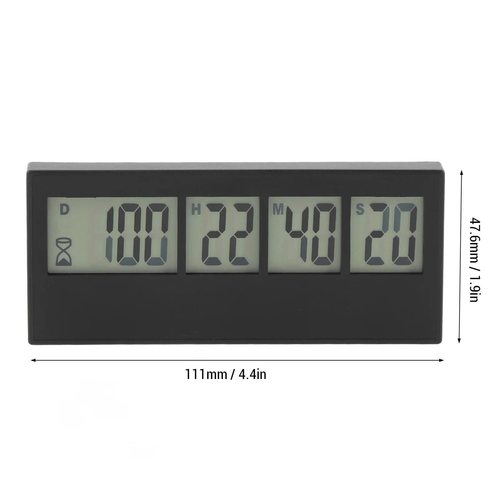 999 Days Digital Countdown Clock Large Screen Stylish Easy To Set Count Down Days Timer for Wedding Holiday Anniversary Test