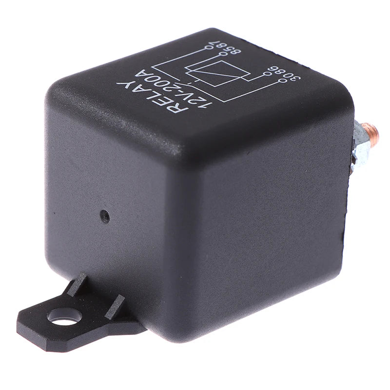 12V 200 Amp Heavy Duty Split Charge/Winch Relay for Car Van Boat 4 Pin