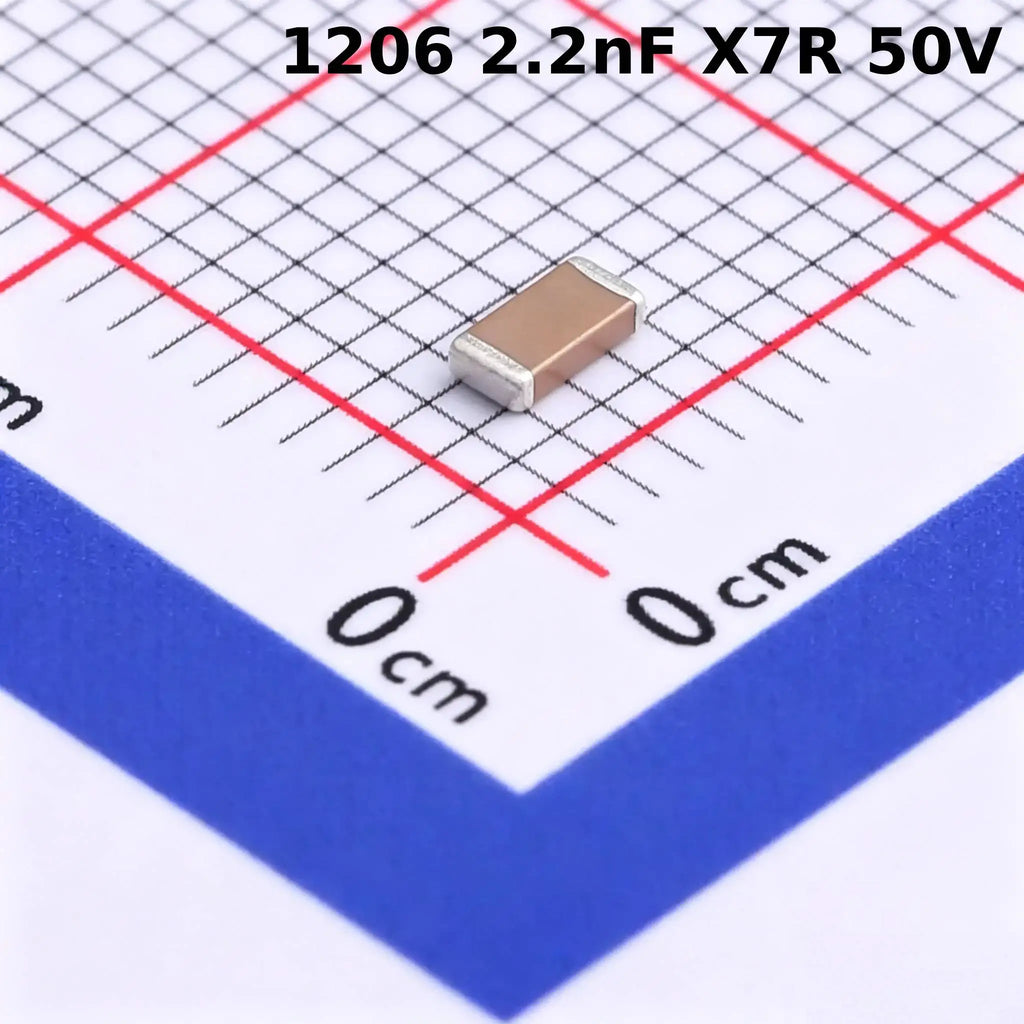 50/500/1000pcs 1206 NPO X7R SMD Ceramic capacitors 1000pF 1nF 1.2nF 1.5nF 1.8nF 2.2nF 2.7nF 3.3nF 50V 100V NEW ORIGINAL IN STOCK